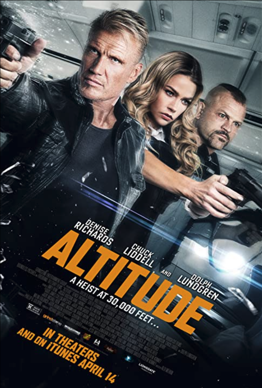 Altitude - independent feature film post-production supervised by Dale Tanguay, Carbon Arc Media - distributed by Lionsgate