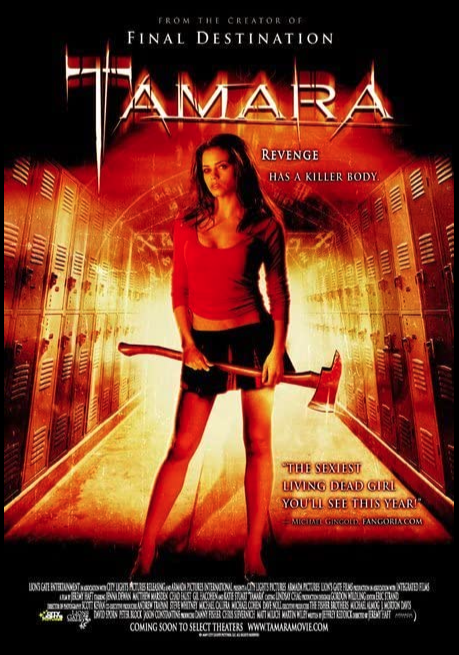 Tamara (2005) horror fantasy film starring Jenna Dewan, Matthew Marsden, Katie Stuart - post-production supervised by Dale Tanguay, Carbon Arc Media - distributed by Lionsgate