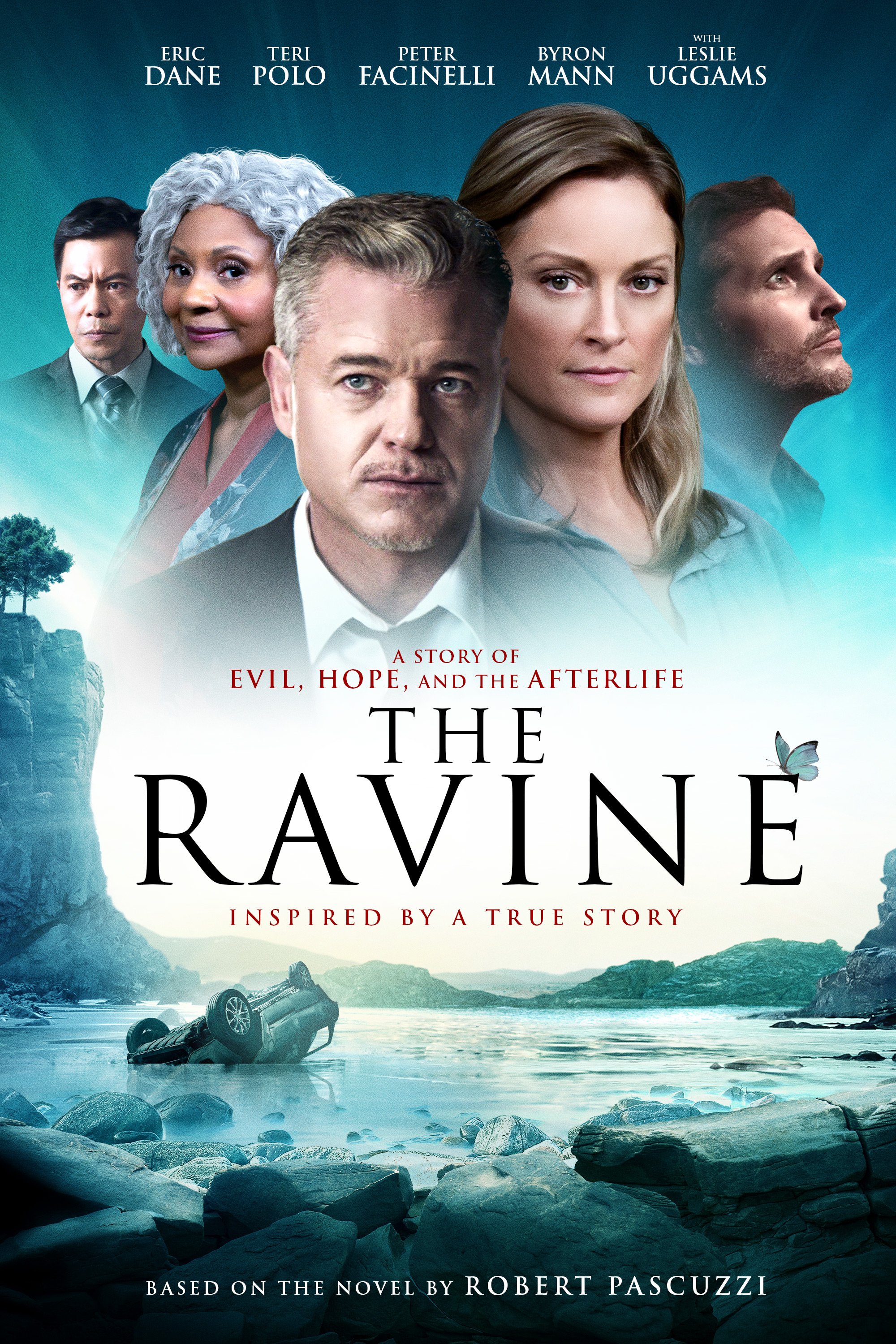 The Ravine (2021) mystery thriller film starring Eric Dane, Teri Polo, Peter Facinelli - post-production supervised by Dale Tanguay, Carbon Arc Media - distributed by Cinedigm